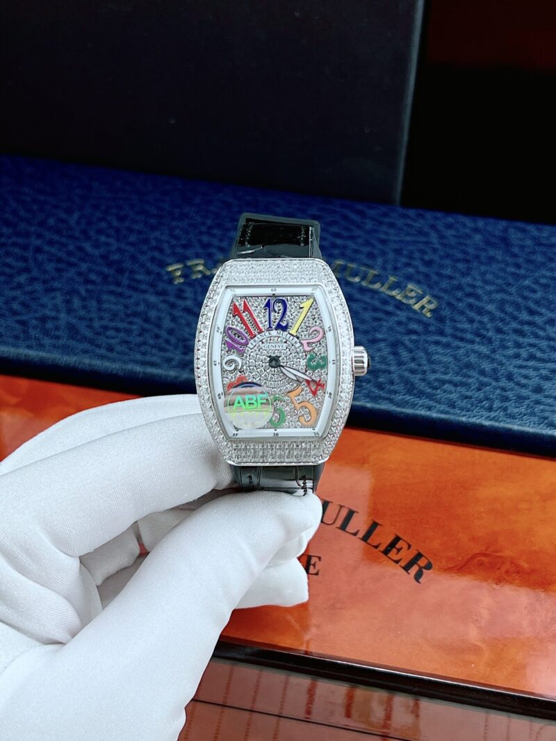 ĐỒNG HỒ FRANCK MULLER V32 NỮ REPLICA CAO CẤP MÀU ĐEN 36MM