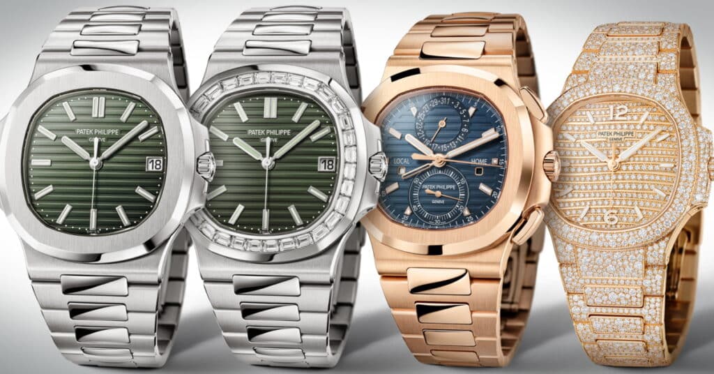 Bộ sưu tập đồng hồ Patek Philippe Nautilus