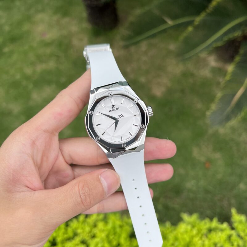 ĐỒNG HỒ HUBLOT CLASSIC FUSION ORLINSKI REP 11 DÂY CAO SU MÀU TRẮNG 40MM