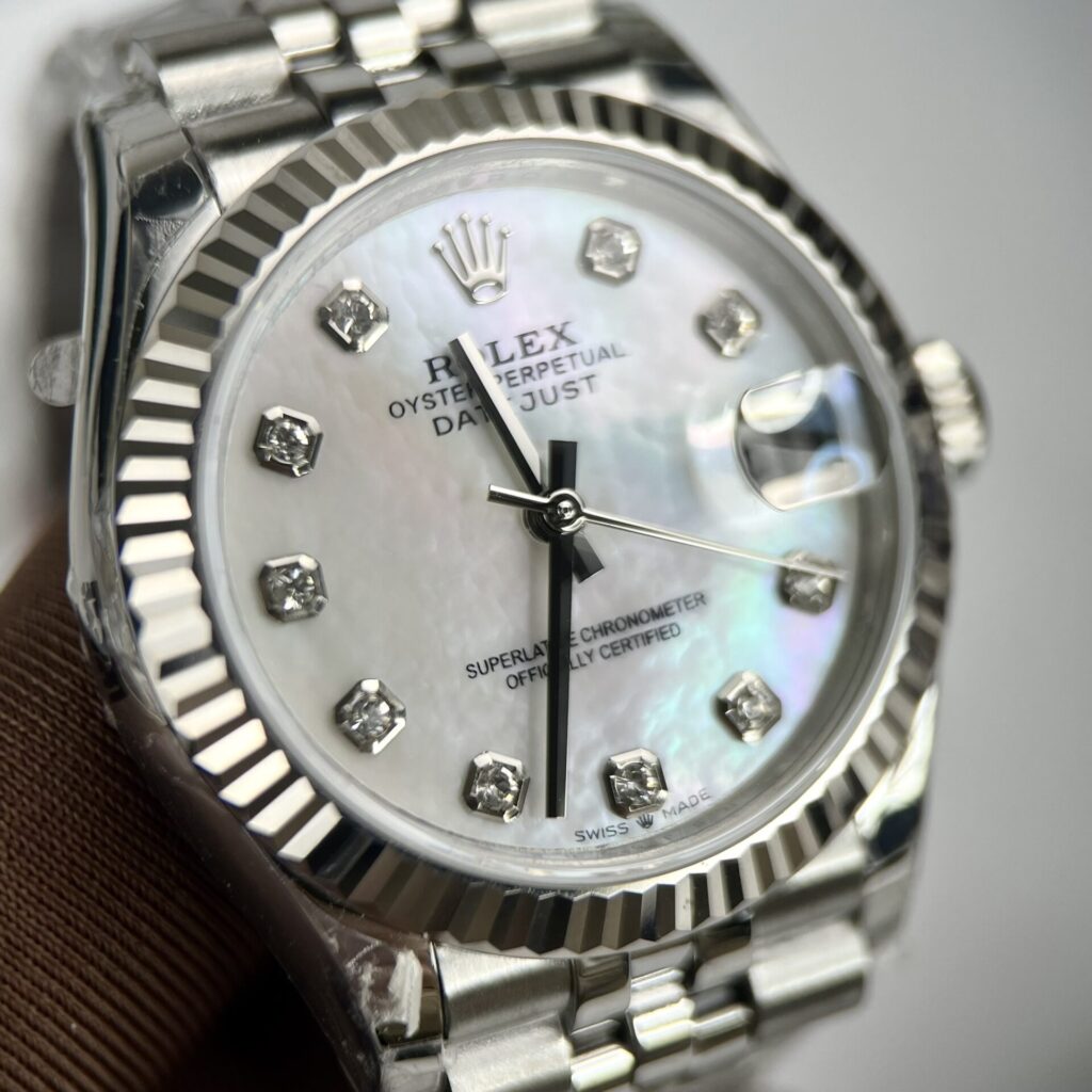 ĐỒNG HỒ ROLEX NỮ REPLICA 11 DATEJUST MẶT SỐ XÀ CỪ REPLICA 11 EW 31MM