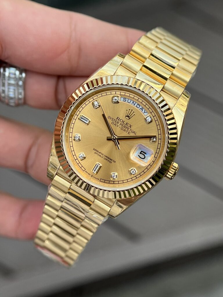 ĐỒNG HỒ ROLEX DAY-DATE FULL GOLD REPLICA 11 40MM