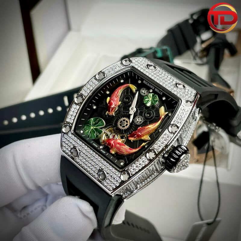 ĐỒNG HỒ RICHARD MILLE REP 11 PHIÊN BẢN CÁ KOI MÁY THỤY SỸ 40MM