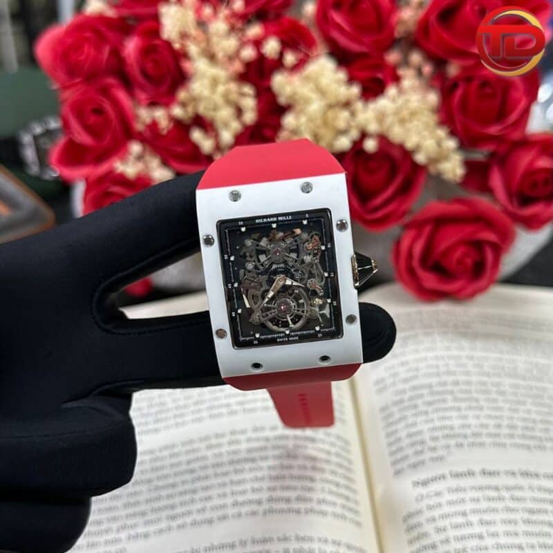 ĐỒNG HỒ RICHARD MILLE SIÊU CẤP 1:1 RM 017 VỎ GỐM TRẮNG HÀNG HIẾM