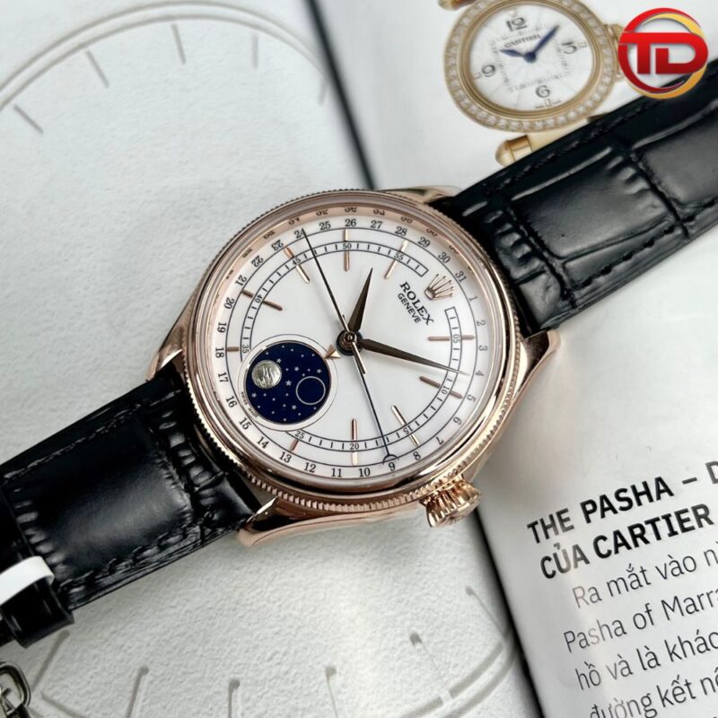 ĐỒNG HỒ ROLEX REP 11 CELLINI MOONPHASE 50535 BỌC VÀNG 18K