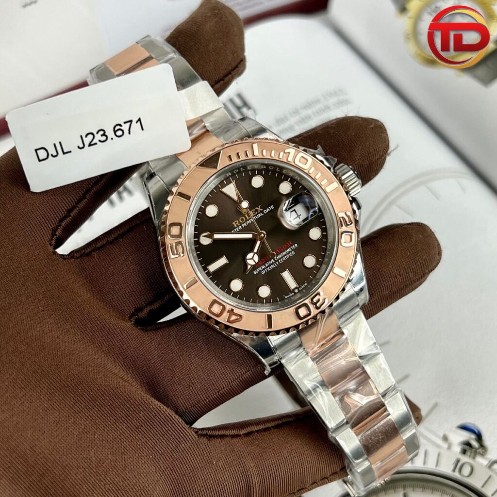 ĐỒNG HỒ ROLEX YACHT-MASTER REP 11 BỌC VÀNG 18K VIP HONGKONG