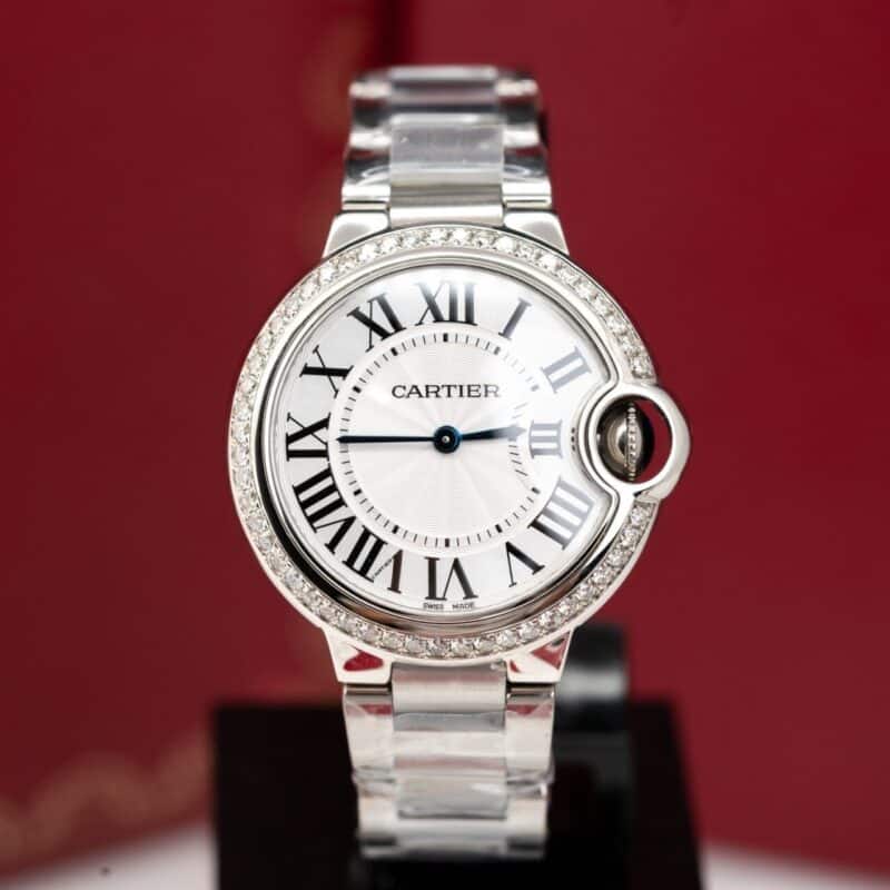 ĐỒNG HỒ NỮ CARTIER BALLON BLEU NIỀNG KIM CƯƠNG TỰ NHIÊN