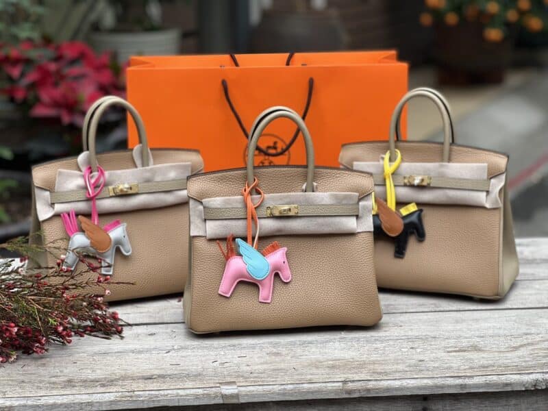 TÚI HERMES BIRKIN 25 SWIFT KHÂU TAY SIÊU CẤP LIKE AUTH MÀU BE