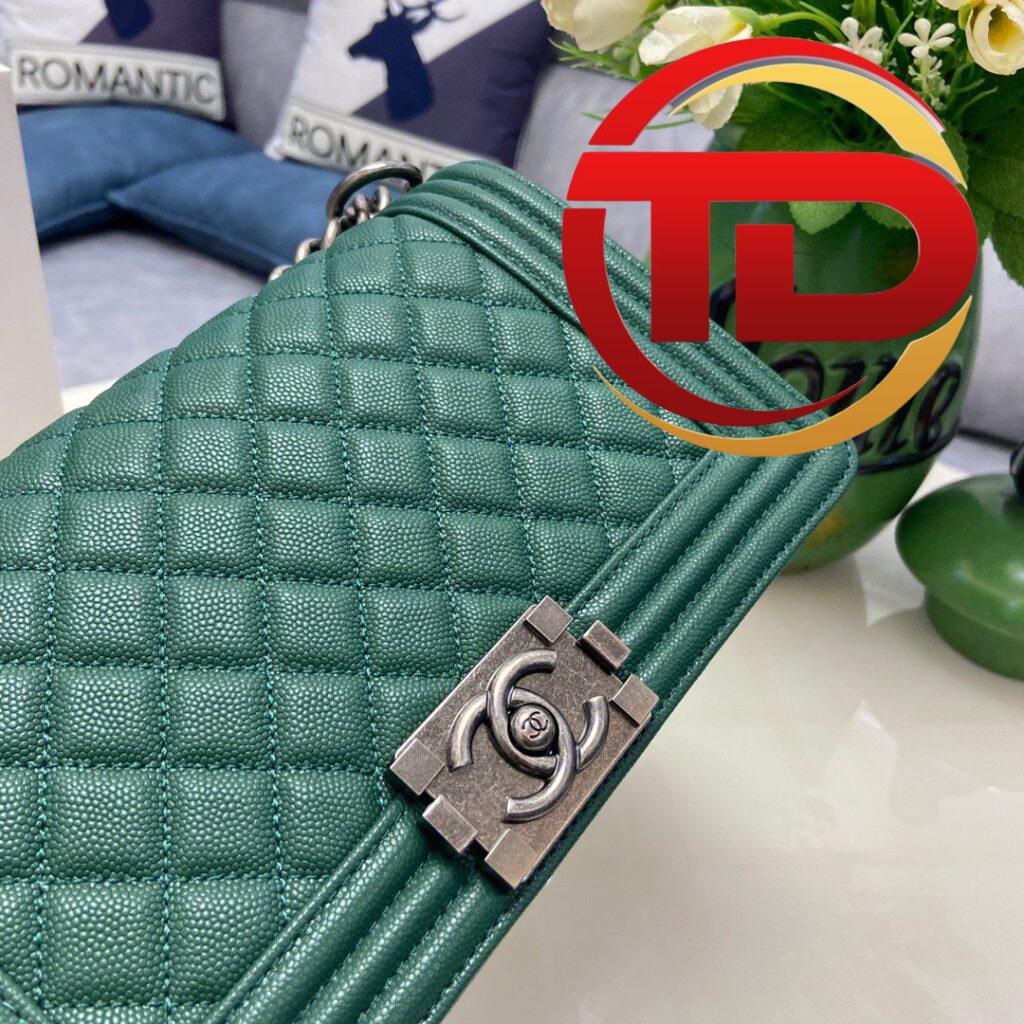 TÚI XÁCH CHANEL SAC BOY SIÊU CẤP XANH LÁ