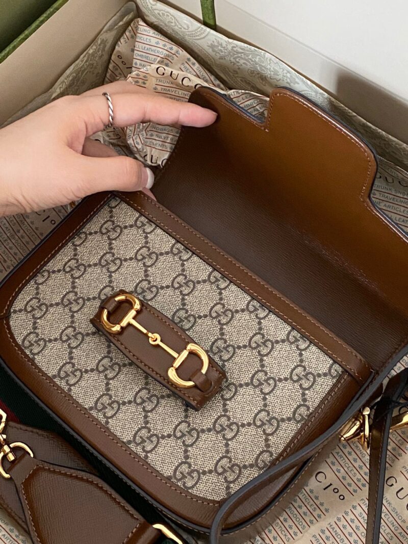 TÚI GUCCI HORSEBIT 1955 MINI BAG SIÊU CẤP MÀU NÂU