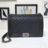 TÚI XÁCH CHANEL SAC BOY BLACK MEDIUM SIZE SIÊU CẤP