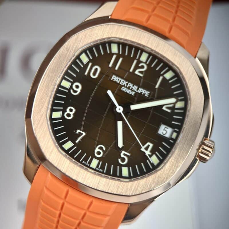 ĐỒNG HỒ PATEK PHILIPPE AQUANAUT 5167R MÀU CAM REP 1:1 CAO NHẤT 3K FACTORY