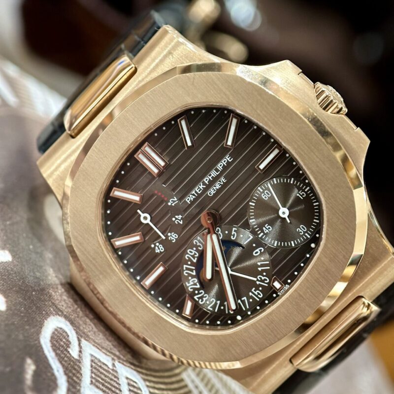 ĐỒNG HỒ PATEK PHILIPPE NAUTILUS 5712 CHẾ TÁC VÀNG KHỐI 18K VIP 40MM