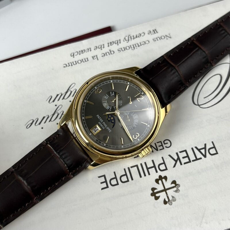 ĐỒNG HỒ PATEK PHILIPPE COMPLICATIONS 5146J-010 MẶT SỐ XÁM REPLICA