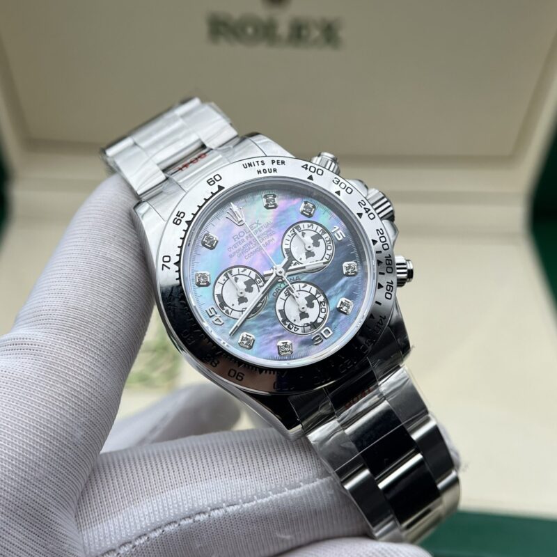 ĐỒNG HỒ ROLEX DAYTONA MẶT XÀ CỪ VÂN MÂY FAKE 1:1 JH FACTORY