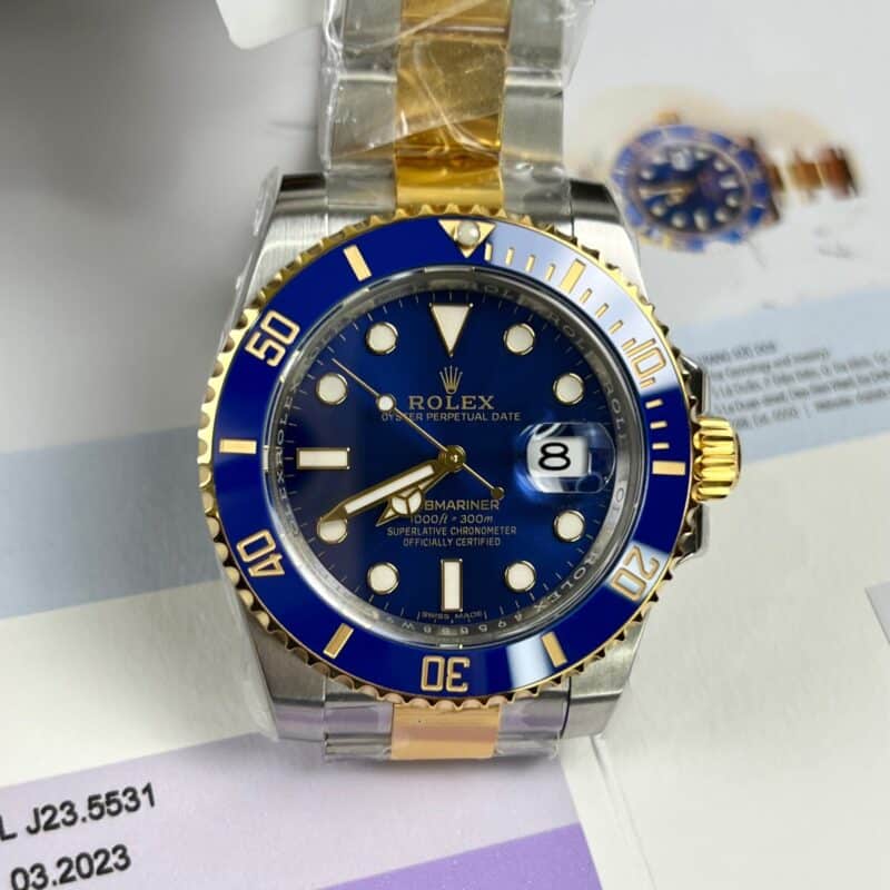 ĐỒNG HỒ ROLEX SUBMARINER 126613LB-0005 BỌC VÀNG 18K CLEAN FACTORY 40MM