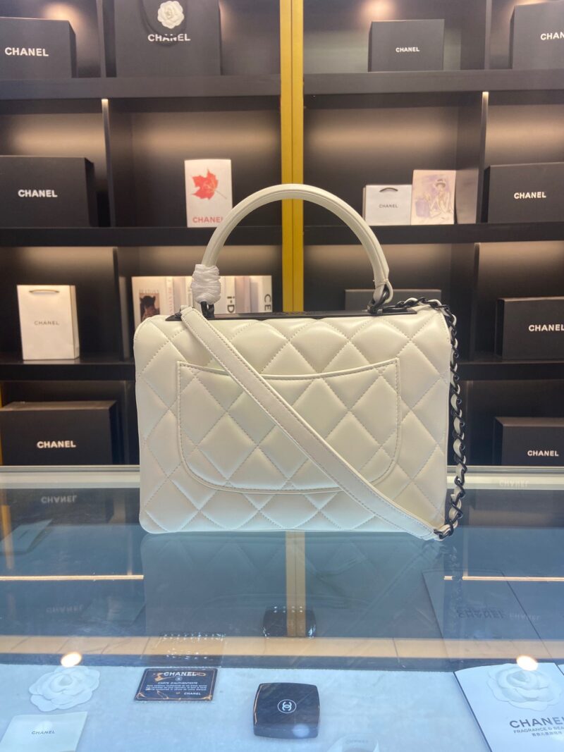 TÚI XÁCH CHANEL TRENDY SIÊU CẤP DA BÓNG MÀU TRẮNG