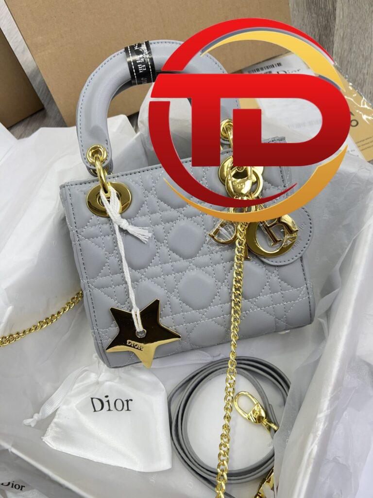 TÚI XÁCH LADY DIOR MINI SIZE NGUYÊN BẢN TAG VÀNG