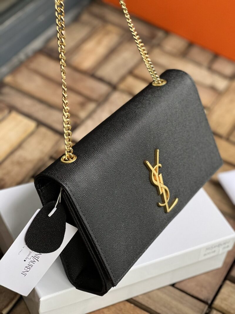 TÚI YSL SAINT LAURENT KATE MEDIUM CHAIN BAG SUPER ĐEN