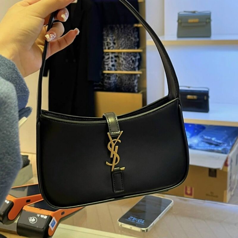 TÚI YSL SAINT LAURENT LE 5 À 7 SMALL HOBO LEATHER BAG SUPER