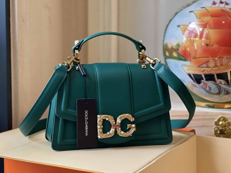 TÚI DOLCE GABBANA D&G WOMEN AMORE BAG IN CALFSKIN LEATHER NGUYÊN BẢN