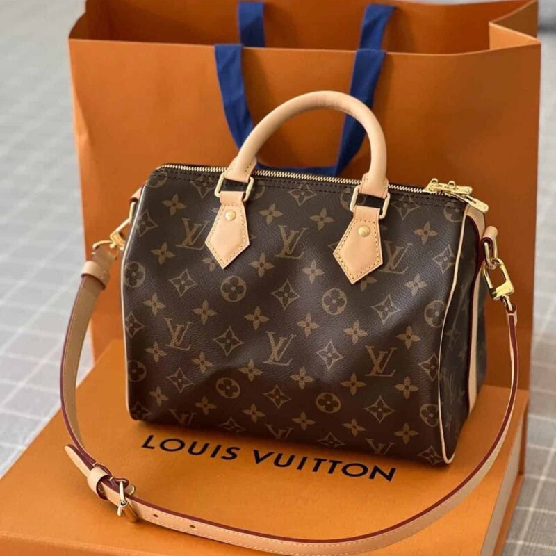 TÚI LOUIS VUITTON SPEEDY BANDOULIERE 25 BAG SUPER MÀU NÂU