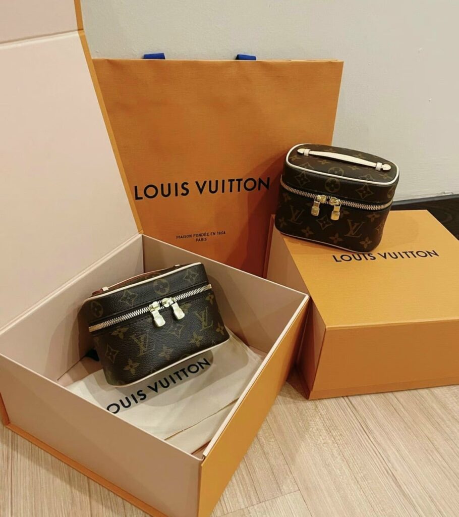 TÚI LOUIS VUITTON NICE NANO TOILETRY POUCH MONOGRAM BAG SUPER