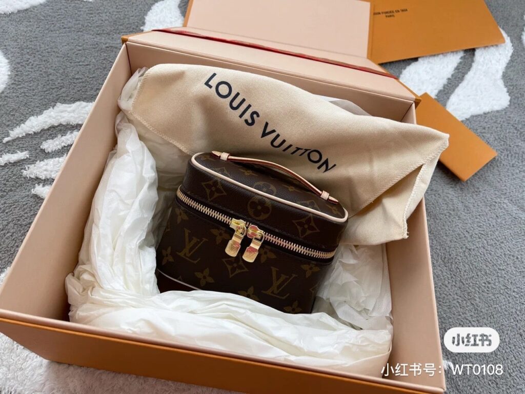 TÚI LOUIS VUITTON NICE NANO TOILETRY POUCH MONOGRAM BAG SUPER