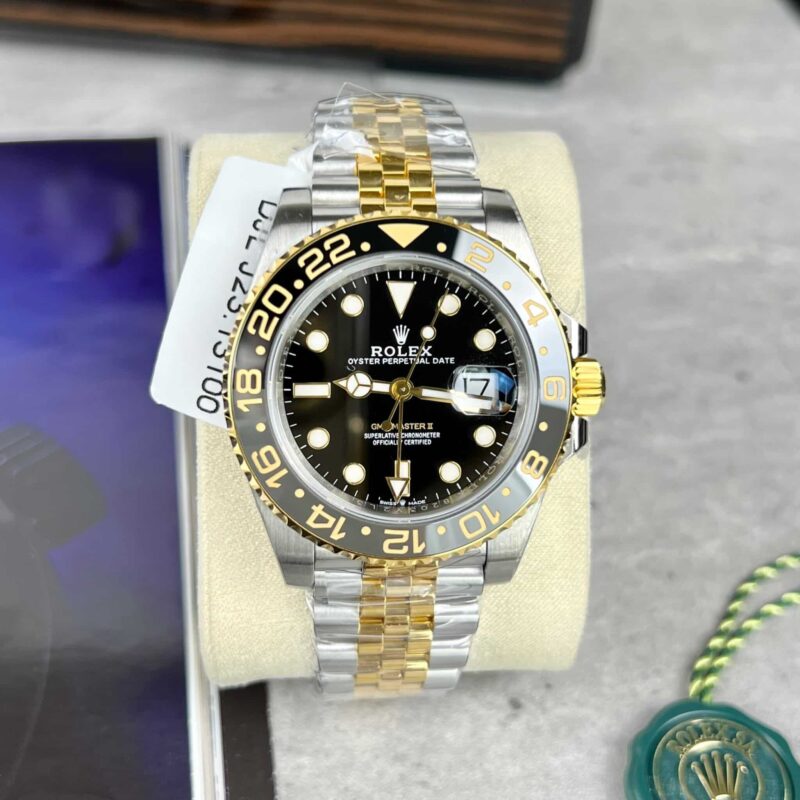 ĐỒNG HỒ ROLEX GMT-MASTER II 126713GRNR-0001 BỌC VÀNG 18K CLEAN 40MM