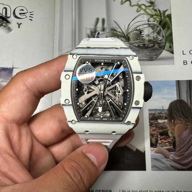 RICHARD MILLE RM12-01 TOURBILLON WHITE QUARTZ NTPT BEST REPLICA