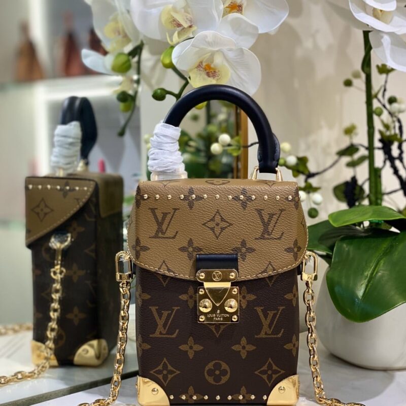 TÚI HỘP LOUIS VUITTON CAMERA BOX MONOGRAM LEATHER BAG SIÊU CẤP