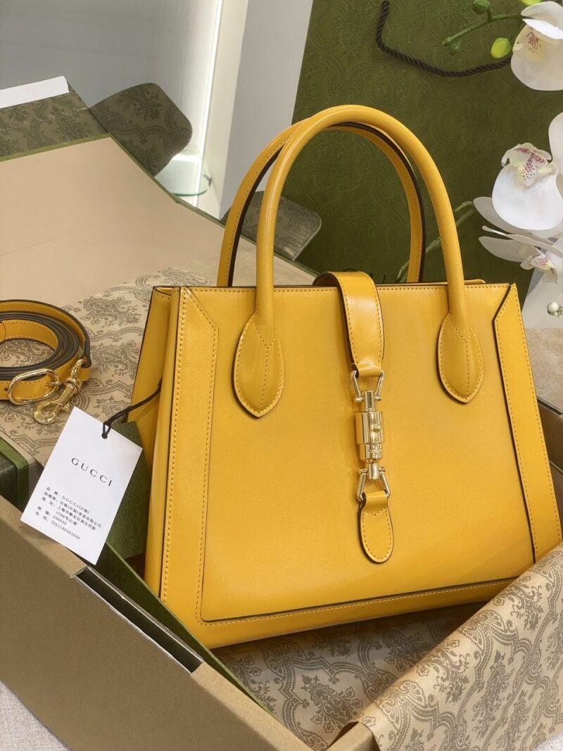 TÚI XÁCH GUCCI JACKIE 1961 MEDIUM TOTE BAG VIP PHÁP MÀU VÀNG