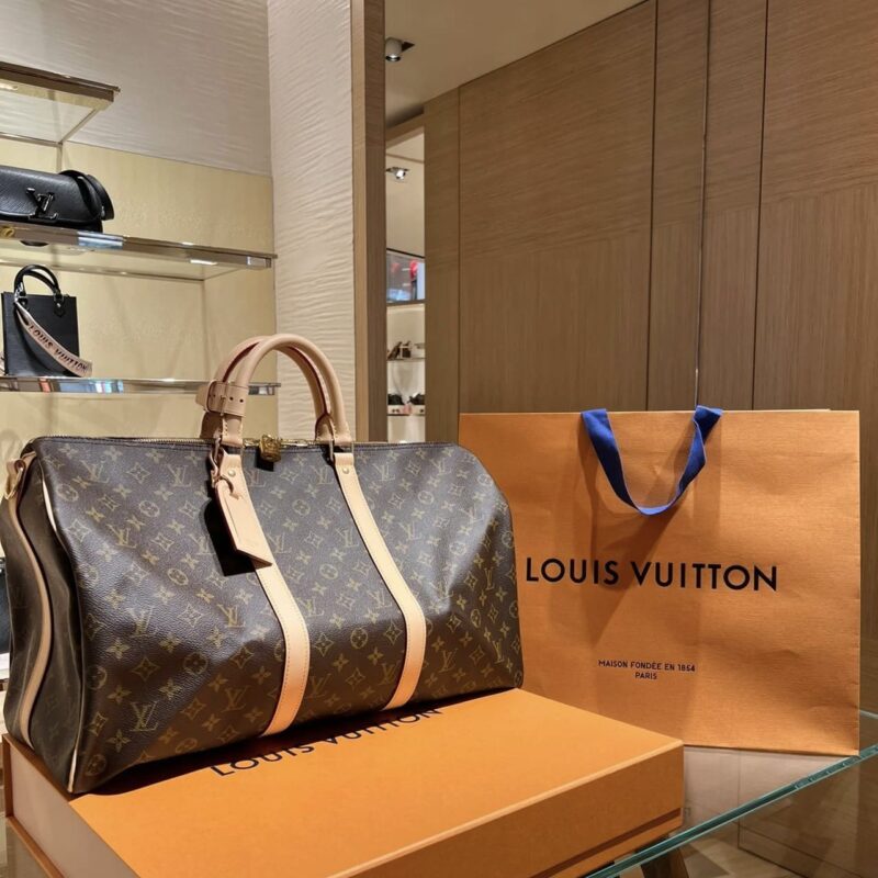 TÚI DU LỊCH LOUIS VUITTON KEEPALL BANDOULIERE 50 BAG NGUYÊN BẢN